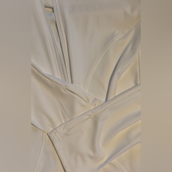 White Zip-Up Athletic Jacket - Picture 6 of 7